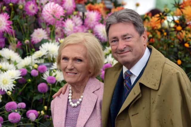 Mary Berry and Alan Titchmarsh at the show.