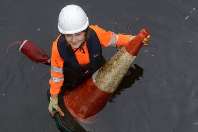 20 June 2017.....Ten years after the Sheffield floods that claimed two lives, a volunteer group has been meeting each week to clear the River Don of rubbish that contributed to the disastrous flooding.Pictured Rochelle Kent-Ellis.  Picture Scott Merrylees