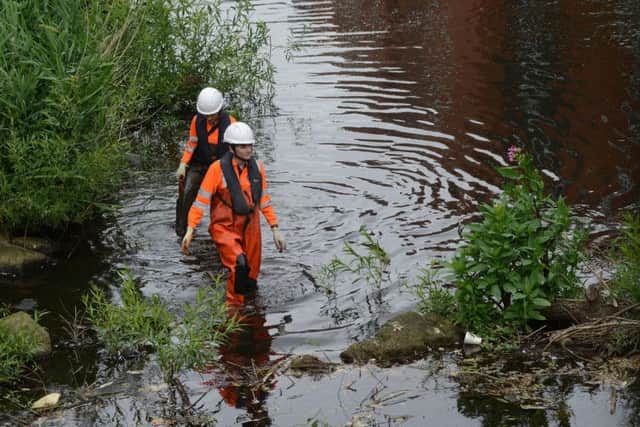 Volunteers scour the River Don looking for debris which could increase the risk of flooding (Scott Merrylees)
