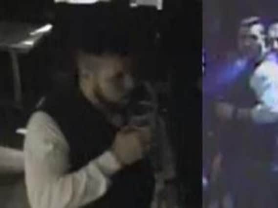 Police would like information on this man over an assault in a Sheffield pub