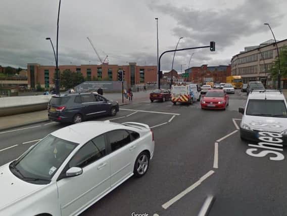 Sheaf Street, in Sheffield. Google