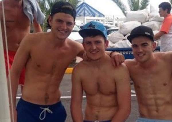 The Maguire brothers on a 2015 family holiday