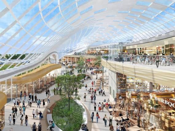 The Â£300 million Meadowhall extension.