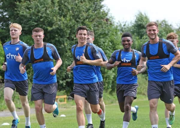 Chesterfield in pre-season training (Pic: Tina Jenner)