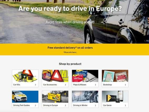 The AA Shop website was affected by a data breach