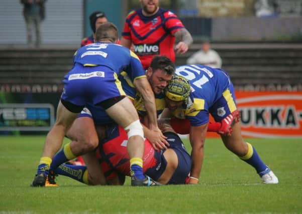 Action from Dons v Oxford. Photo: Simon Hall