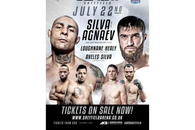 Mixed Martial Arts comes to Sheffield Arena on July 22.