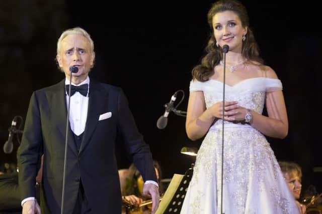 Carly Paoli with Jose Carreras.