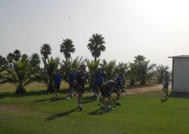 Chesterfield's training session in Huelva