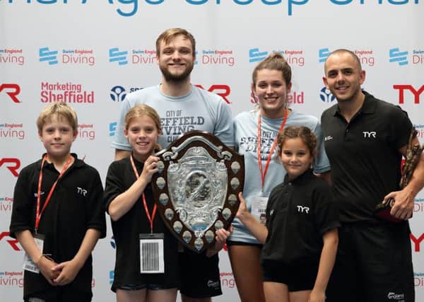 Sheffield were awarded the Dawdon Shield Trophy for the best performing club. Photo by David Crawford / ww.stillsport.com. Lots more pictures in Grass Roots today (Friday, July 14)