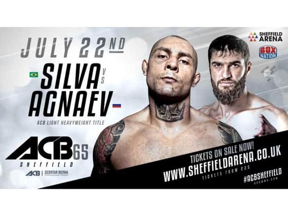 WIN MMA big fight tickets to see ACB 65 debut at Sheffield Arena on Saturday, July 22.