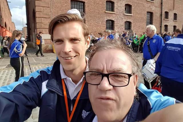 Lee Fenlon with his dad Michael, to whom he donated a kidney