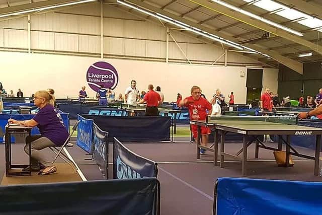 Michael Fenlon in action at last year's British Transplant Games