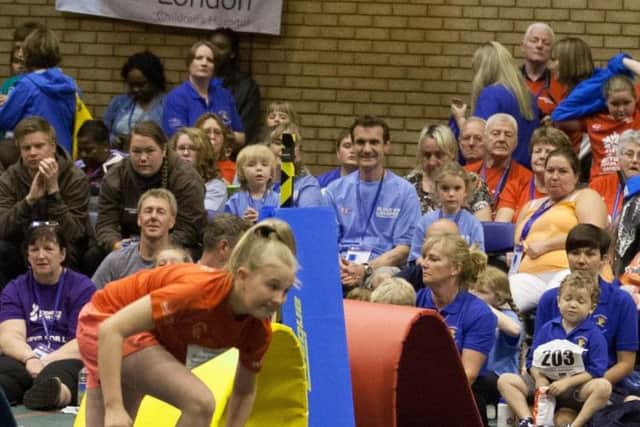 Young people competing in the British Transplant Games (photo by Dave Moore)