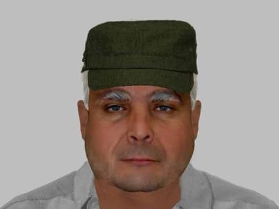 E-fit of a suspected burglar in Doncaster.