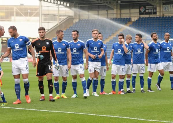 Chesterfield's new look side against Rotherham