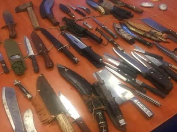 Knives handed in during an earlier amnesty