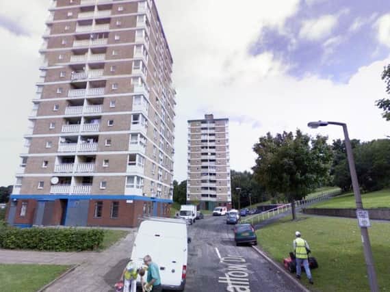 One of the council's tower blocks on Callow Drive