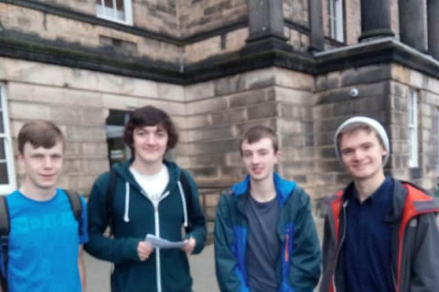 L to r:- Andrew Crowhurst, Rob Goligher, Riley Steer and Jeremy Simons.