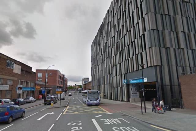 Thompson performed a sex act on himself in the APCOA multi-storey car park in Eyre Street, Sheffield City Centre