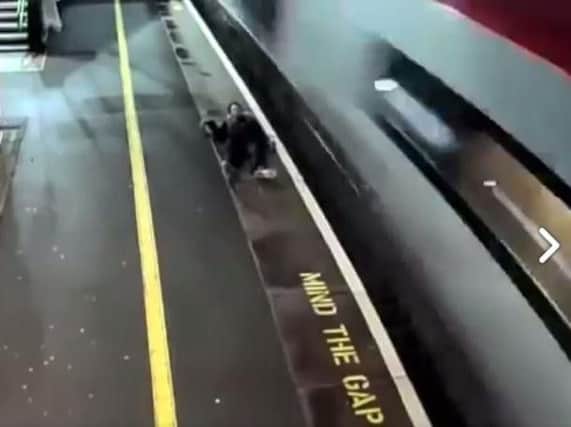 Shocking video footage has been revealed of trespassers on railway lines