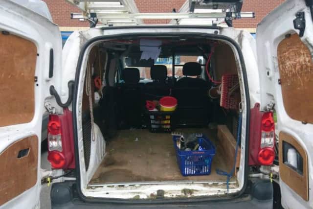 Age UK gardening equipment was stolen in Doncaster