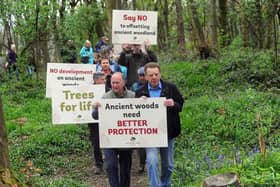 Campaigners have been fighting to prevent the service station going ahead in Smithy Wood