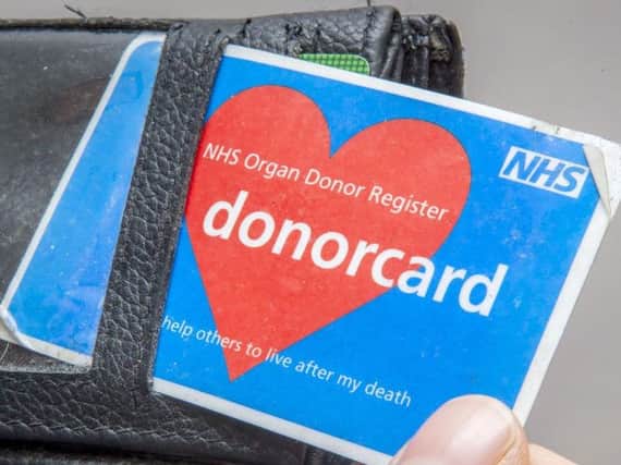 A donor card