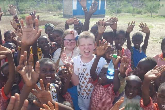 Olivia and Roman to spent a week with a Kenyan school community, Memusi, to see for themselves the huge difference UK fundraising has made to the lives of young people.