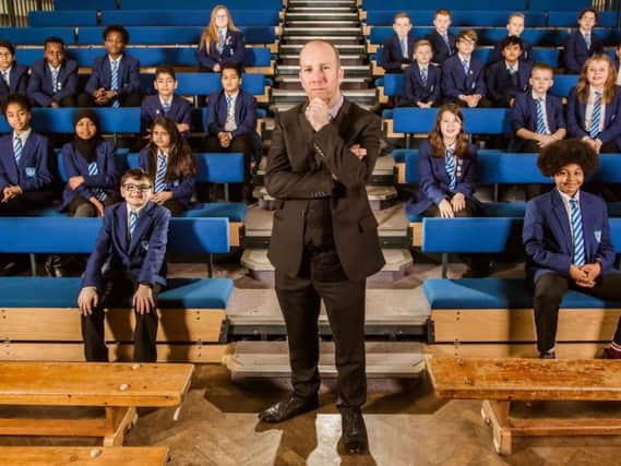 For a whole term, students at Firth Park Academy on Fircroft Avenue Sheffield were under the watchful eyes of 36 tv cameras around the school grounds for the third series of the CBBC documentary 'Our School'.