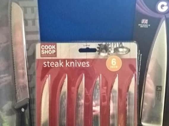 Knives were sold to children in Barnsley