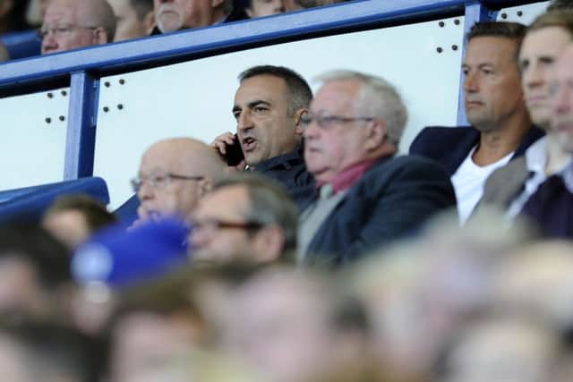 Carvalhal watched the Forest game from the directors' box