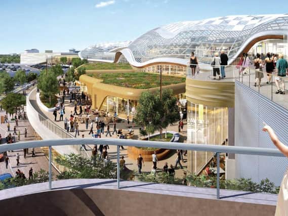 The proposed leisure hall extension to Meadowhall has been approved.