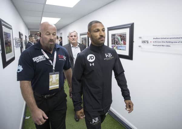 Kell Brook - walking back to the ring?