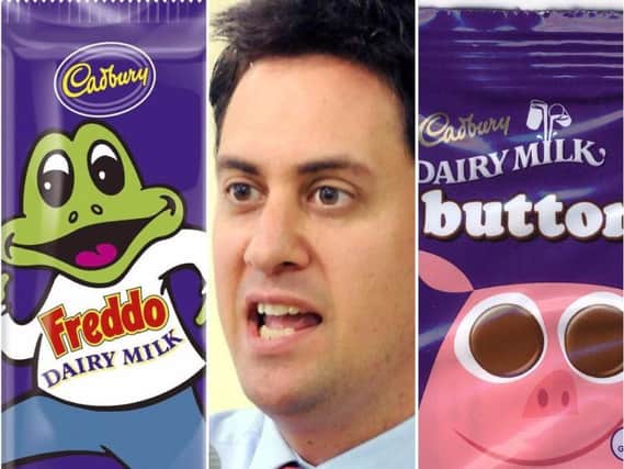 Ed Miliband prefers Buttons to Freddos, apparently.