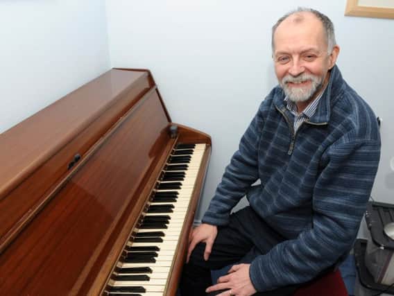 Bill Skipworth, who is on a quest to help the blind, will give charity concert this month in Sheffield