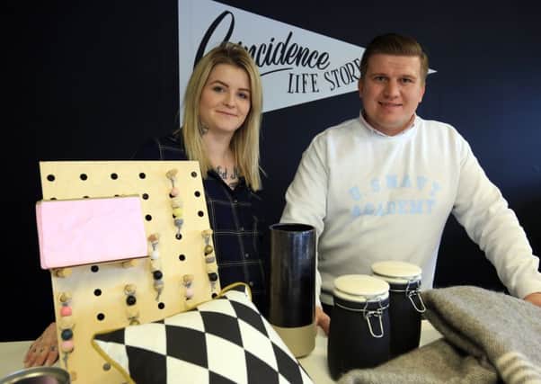 Tobias Murdoch and Stacey Sutcliffe in their new store, Coincidence Lifestore, 284 Shalesmoor, Kelham Island. Its a Scandinavian and Nordic lifestyle store selling a wide range of things from home ware to clothing. Picture: Chris Etchells