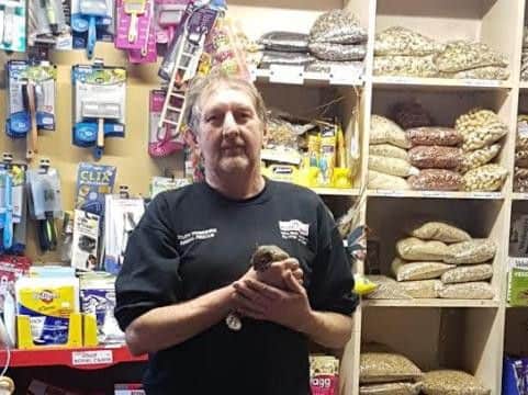Philip Slack at the shop.