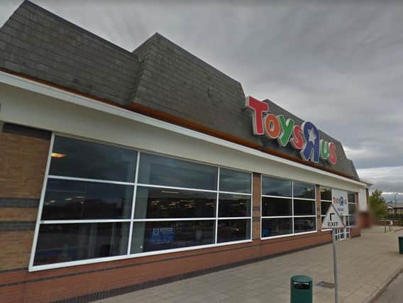 The Toys 'R' Us branch at Meadowhall Retail Park.