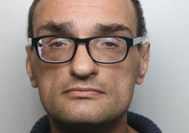 Pictured is thief Mark Reynolds, 41, of Mercaston Close, Holmehall, Chesterfield, who has been jailed for eight weeks.