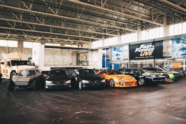 The cars are the stars in the Fast & Furious Live arena shows