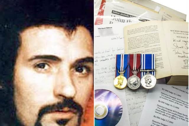 Items related to the arrest of Wearside Jack, who pretended to be Peter Sutcliffe, fetched 400 at auction in Sheffield.