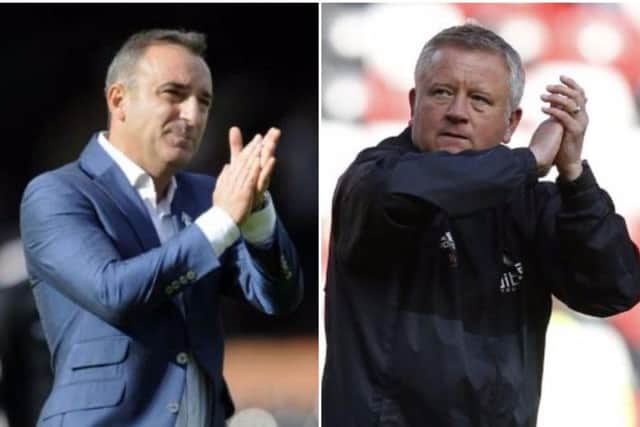 Respective manages, Carlos Carvalhal and Chris Wilder