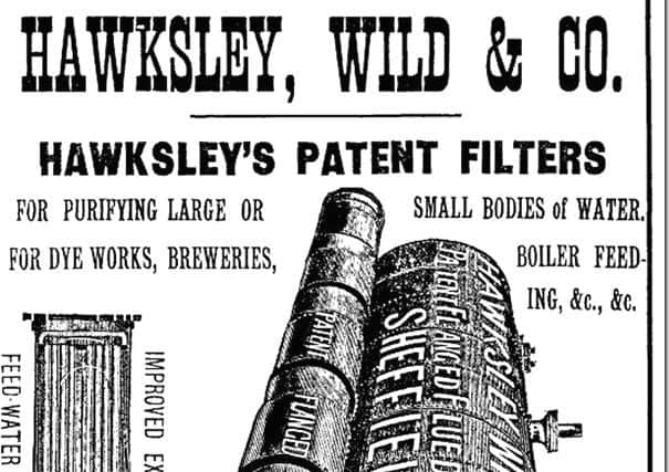 An advert for Hawksley & Wild
