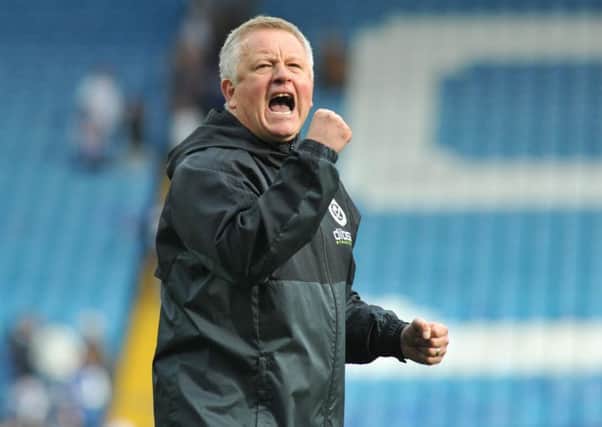 Chris Wilder manager of Sheffield Utd after victory at Hillsborough. Pic: Joe Perch/Sportimage