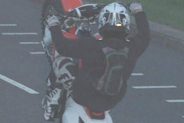 Police want to trace this biker