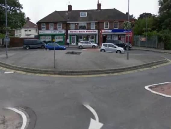 Hartley Brook Road shops. Picture: Google