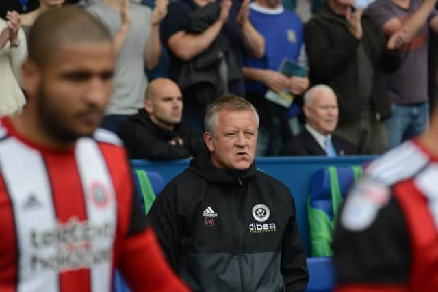 Sheffield United manager Chris Wilder: Joe Perch/Sportimage