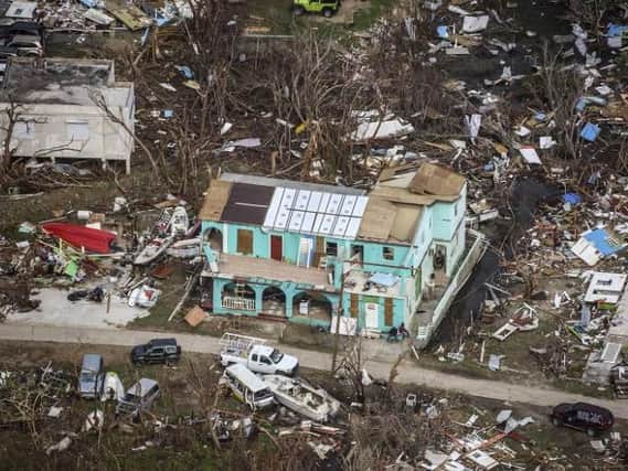 Devastation caused by Hurricane Irma
