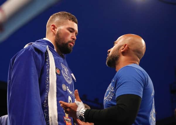 Little and large: Tony Bellew and Dave Coldwell